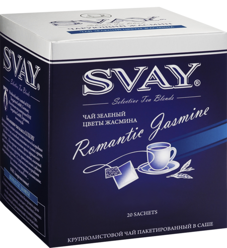 Чай SVAY  Romantic Jasmine (Чарующий жасмин), 20 саше